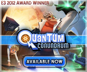 Banner campaign for Quantum Conundrum.